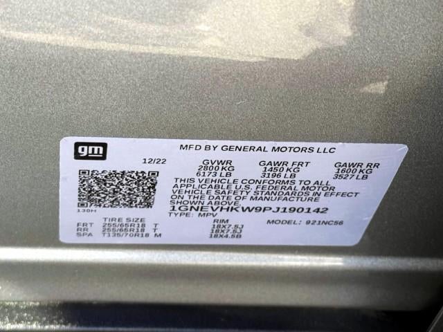 2023 Chevrolet Traverse AWD 3LT