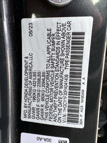 2023 Honda Accord Sedan EX CVT
